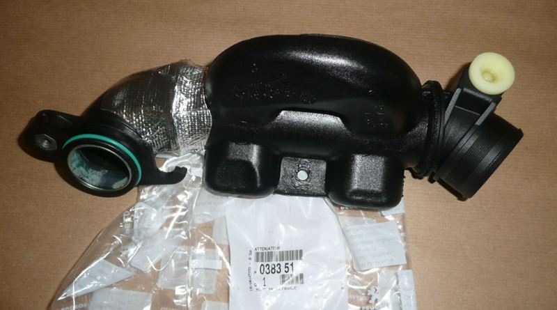 Rezonator powietrza Citroen C2 C3 Peugeot 207 1.6 Hdi