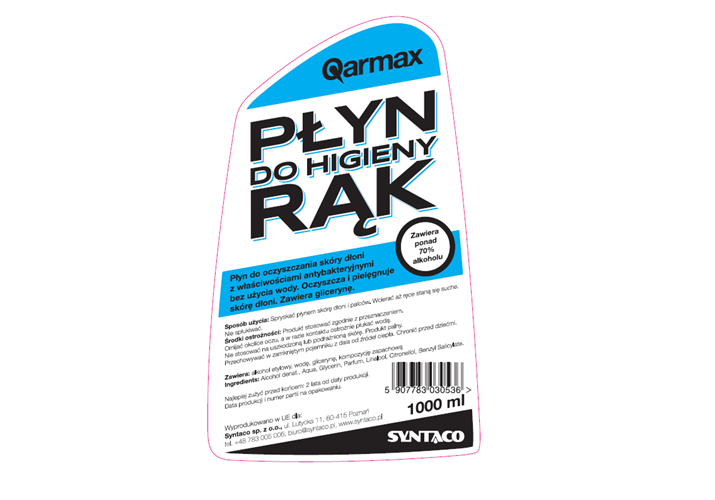 PLYN DO HIGIENY/DEZYNFEKCJI RAK 1L