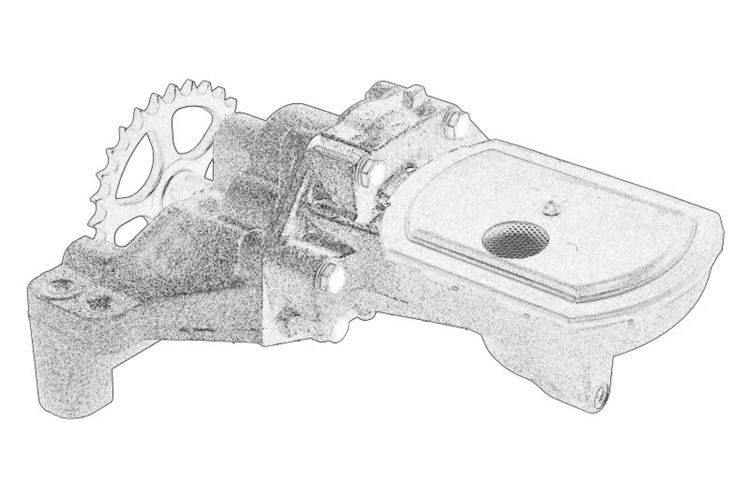 Pompa oleju Citroen C4 C5(X7) Peugeot 307 308 2.0 Hdi