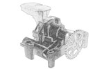 Pompa oleju Citroen C4 C5(X7) Peugeot 307 308 2.0 Hdi