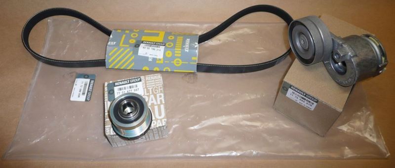 Komplet paska klinowego Renault Laguna II 1.9 Dci