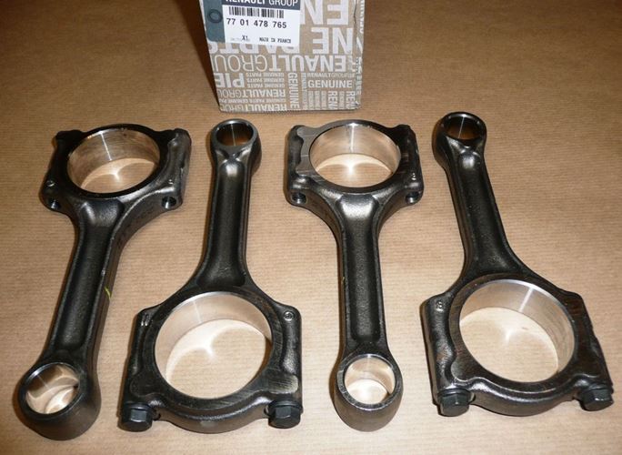 Korbowody komplet 4 sztuki Renault Megane III