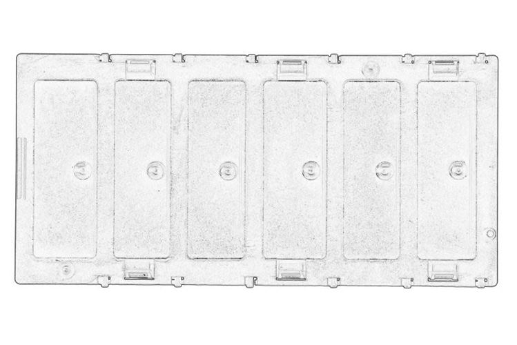 Kratka wspornika wentylacji Citroen C5 III