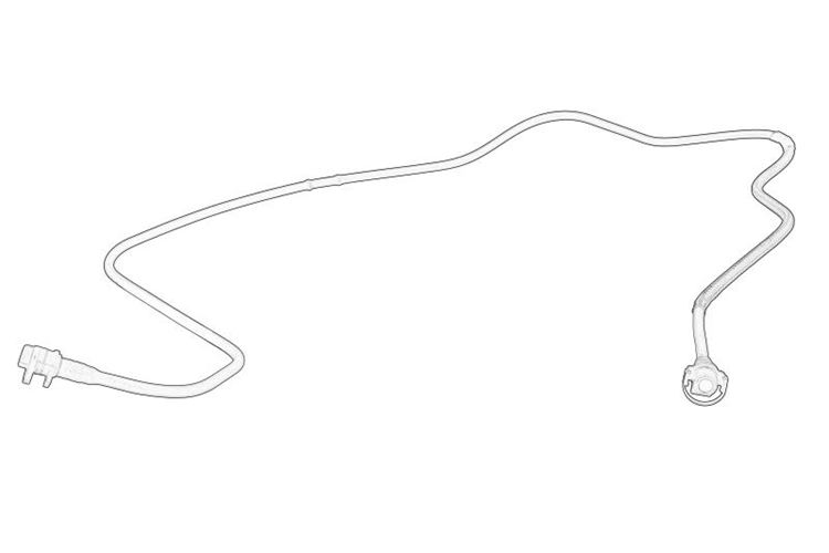 Przewód plastikowy układu chłodzenia CITROEN C5 II  PEUGEOT 407 2.0D 05.04-