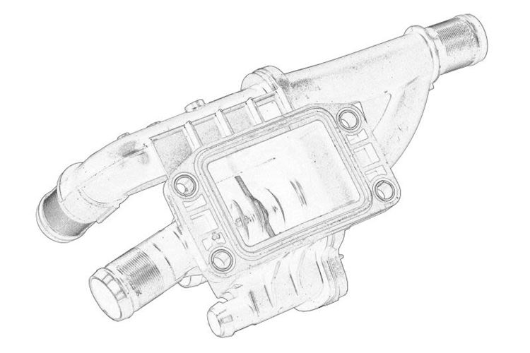 Obudowa termostatu Citroen C4 C5 Peugeot 207 407 806