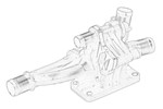 Obudowa termostatu Citroen C4 C5 Peugeot 207 407 806