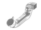 Przewód dolotowy Peugeot 207 Peugeot 307 Peugeot 308 1.6 Hdi