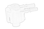 Złączka przewodu paliwa Citroen C4 Citroen C8 Peugeot 206 307