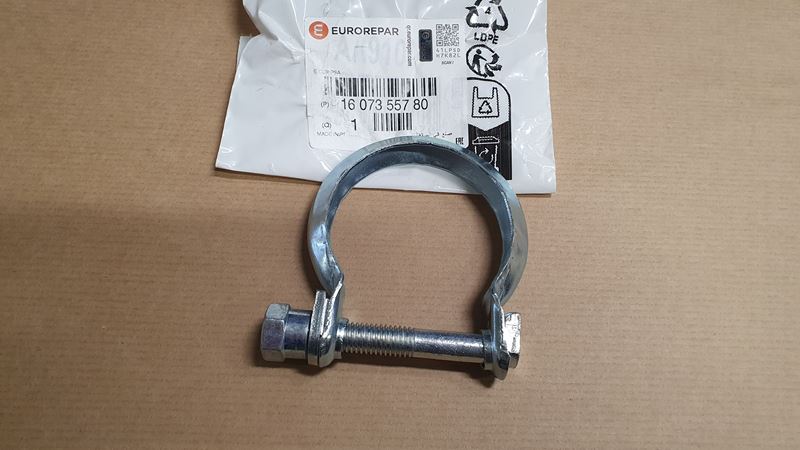 Zacisk rury wydechowej 61mm Citroën Peugeot