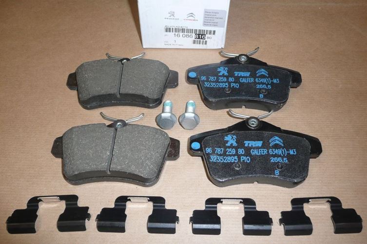 Klocki hamulcowe Citroen C4 II DS4 DS5 Peugeot 308 RCZ tył