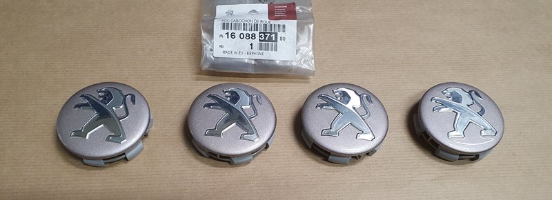 Dekielek do alufelgi 60mm Oryginał Peugeot 107 2008