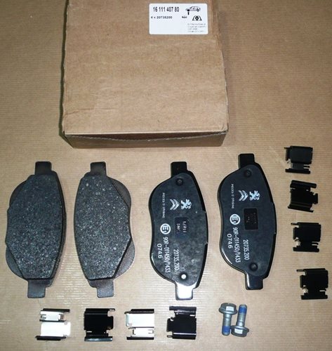Klocki hamulcowe Citroen C3 Peugeot 207 1007 przód