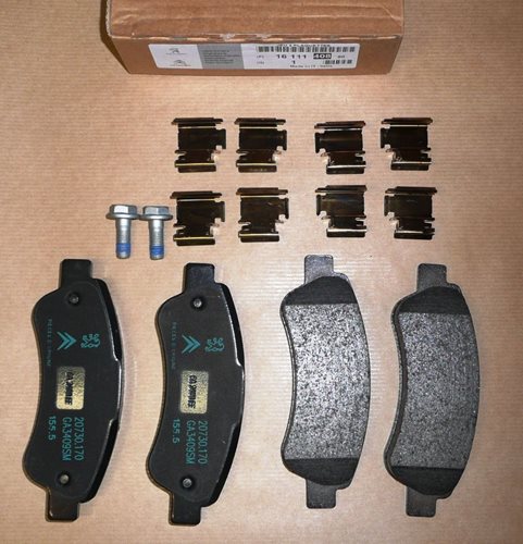 Klocki hamulcowe Citroen Jumper Peugeot Boxer 06> tył