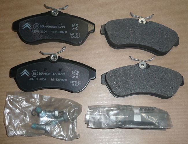 Klocki hamulcowe Citroen C2 Citroen C3 Citroen C3 II przód 1.6 16V