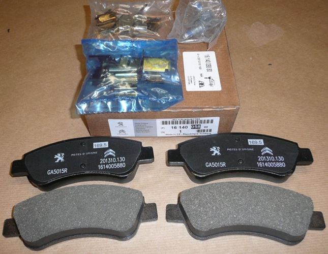 Klocki hamulcowe Citroen C2 Citroen C3 Citroen C3 Picasso przód
