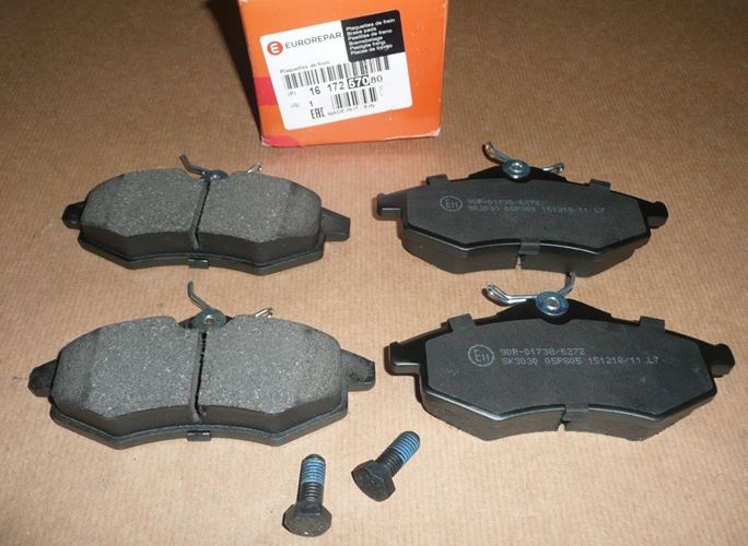 Klocki hamulcowe Citroen C2 Citroen C3 1.1 1.4 1.4 Hdi przód