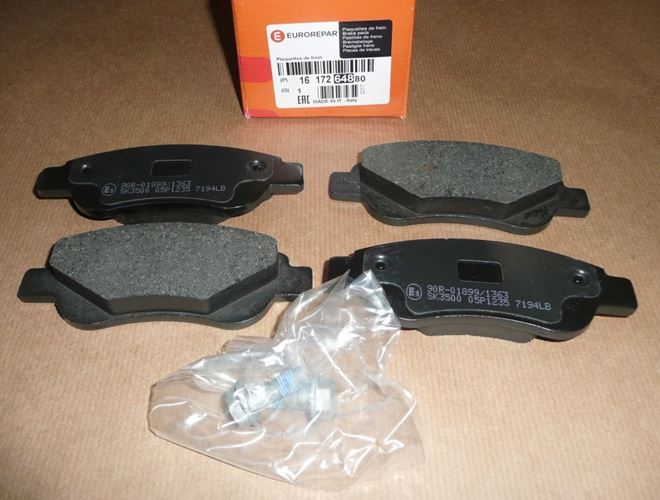 Klocki hamulcowe Citroen C1 Peugeot 107 108 przód 05>