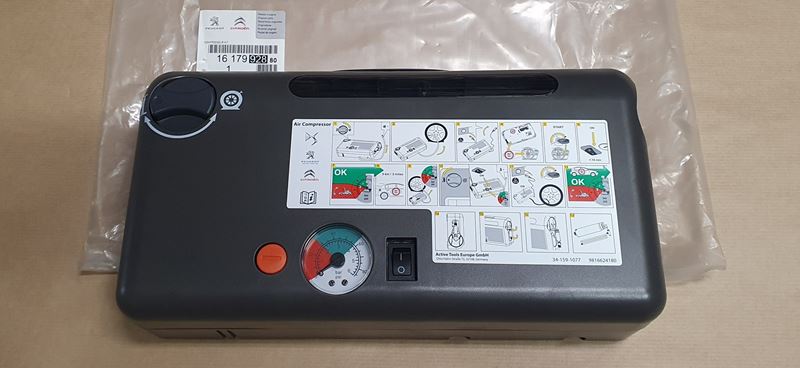 Kompresor Opon 12V Zestaw Oryginał PSA