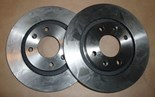 Tarcza hamulcowa komplet Citroen C2 Citroen C3 Peugeot 207 przód