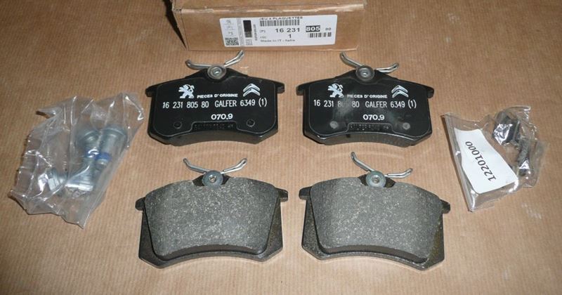 Klocki hamulcowe Citroen C3 Picasso Peugeot 207 Renault Clio 4 tył