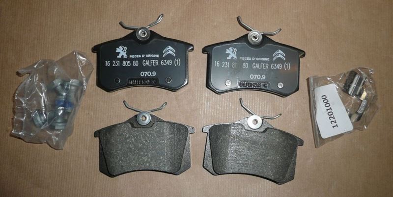 Klocki hamulcowe Citroen C3 Picasso Peugeot 207 Renault Clio 4 tył