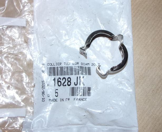 Opaska zaciskowa przewodu dekompresyjnego Citroen C5 1.8