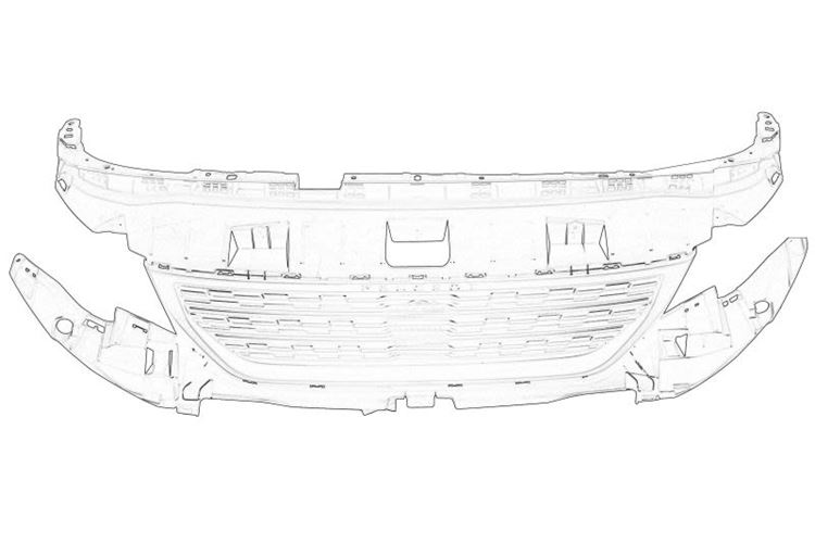 Grill Peugeot Rifter Partner IV