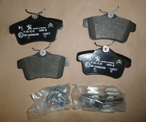 Klocki hamulcowe Citroen C4 II DS4 DS5 Peugeot 308 508 tył
