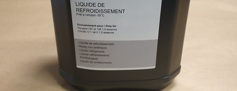 Płyn do chłodnicy PSA G33 5L -35°C