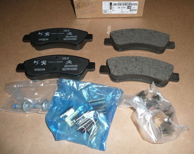 Klocki hamulcowe Citroen C2 Citroen C3 Citroen C3 Picasso przód