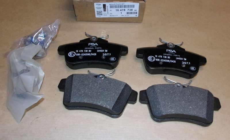 Klocki hamulcowe Citroen C4 II DS4 DS5 Peugeot 308 508 tył