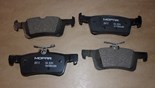 Klocki hamulcowe Peugeot 308 II tył 13> śr tar 249 mm