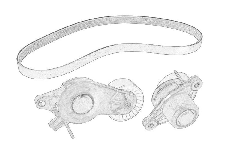 Komplet paska klinowego Citroen Berlingo C4 Peugeot 308 508