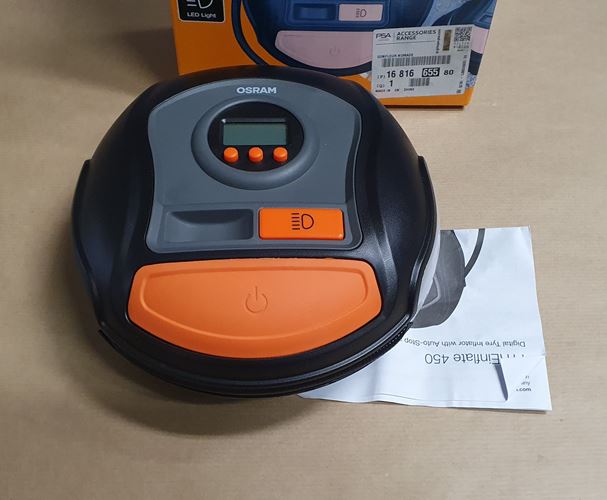 Kompresor Koła Zapasowego Osram 12V Oryginał PSA