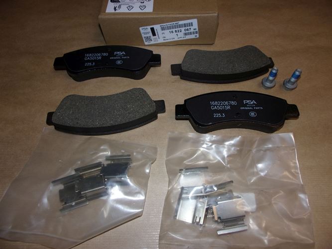Klocki hamulcowe Citroen C2 Citroen C3 Citroen C3 Picasso przód