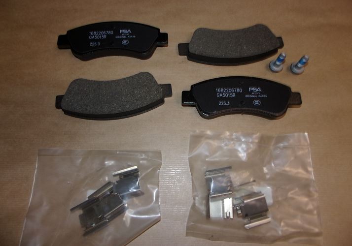 Klocki hamulcowe Citroen C2 Citroen C3 Citroen C3 Picasso przód