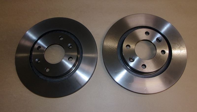 Tarcza hamulcowa komplet Citroen C2 Citroen C3 Peugeot 207 przód