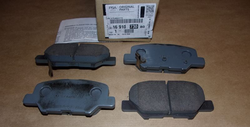 Klocki hamulcowe Citroen C4 Aircross Peugeot 4008 tył
