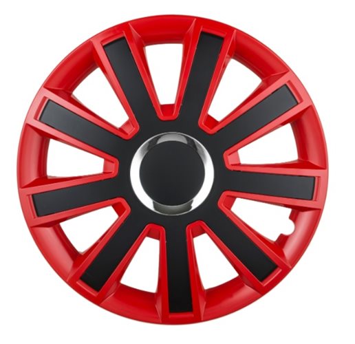 KOLPAKI 16" FLASH CZERWONO CZARNE