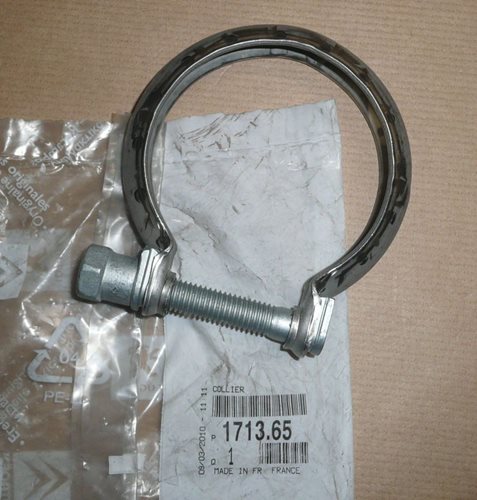 Obejma przewodu kolektora wydechowego Citroen C5 Peugeot 206