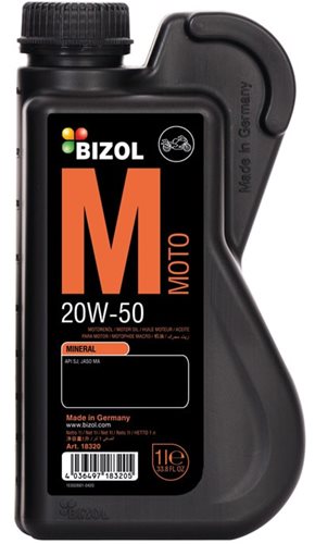 OLEJ BIZOL MOTO 20W-50  1L SN JASO MA