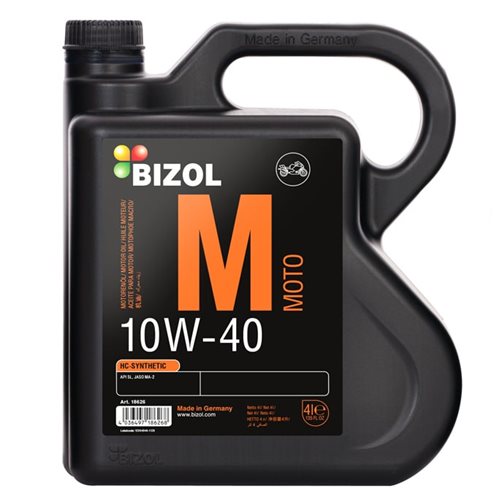 OLEJ BIZOL MOTO 10W-40  4L SN JASO MA-2