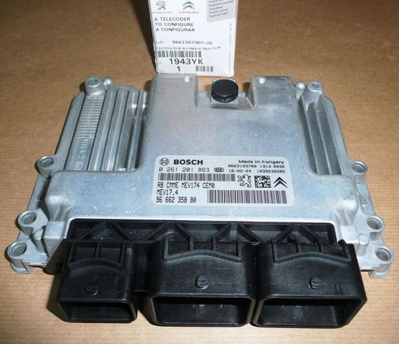 Moduł sterowania wtryskiem ECU Peugeot 207 Kombi