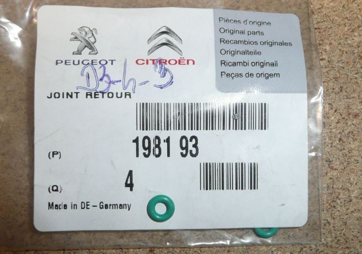 Uszczelka wtryskiwacza Peugeot Citroen 1.6 Hdi