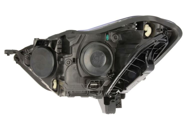 Reflektor P (H1/H7/LED, elektryczny, ze światł. dzien. LED, kolor wkładu: czarny) CITROEN DS5 11.11-03.15