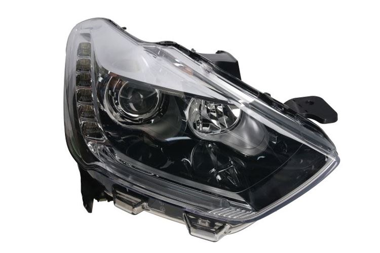 Reflektor P (D1S/H1/LED, elektryczny, z doświetl.zakrętów, ze światł. dzien. LED, kolor wkładu: chromowany) CITROEN DS5 11.11-03.15