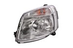 Reflektor L (H4, elektryczny, z silnikiem) CITROEN BERLINGO  PEUGEOT PARTNER 11.02-10.08
