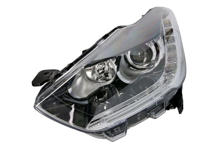 Reflektor L (H1/H7/LED, elektryczny, ze światł. dzien. LED, kolor wkładu: czarny) CITROEN DS5 11.11-03.15