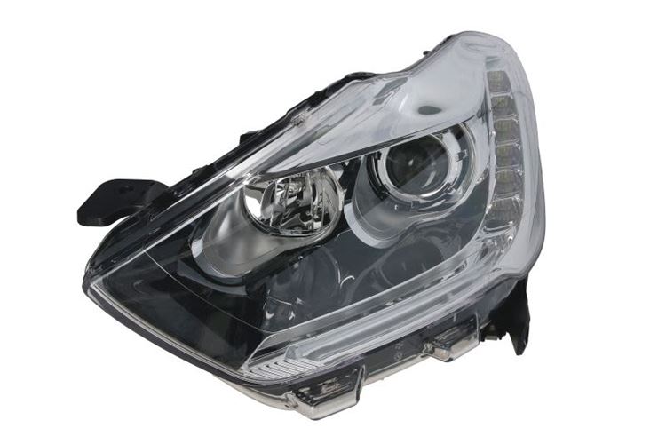 Reflektor L (D1S/H1/LED, elektryczny, z doświetl.zakrętów, ze światł. dzien. LED, kolor wkładu: chromowany) CITROEN DS5 11.11-03.15