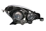 Reflektor L (H1/H7, elektryczny, z silnikiem, kolor wkładu: czarny) CITROEN C3 II, DS3 01.09-12.16